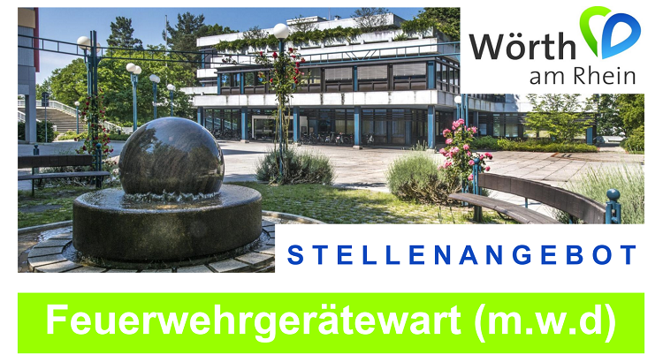 Stellenausschreibung Feuerwehrgerätewart