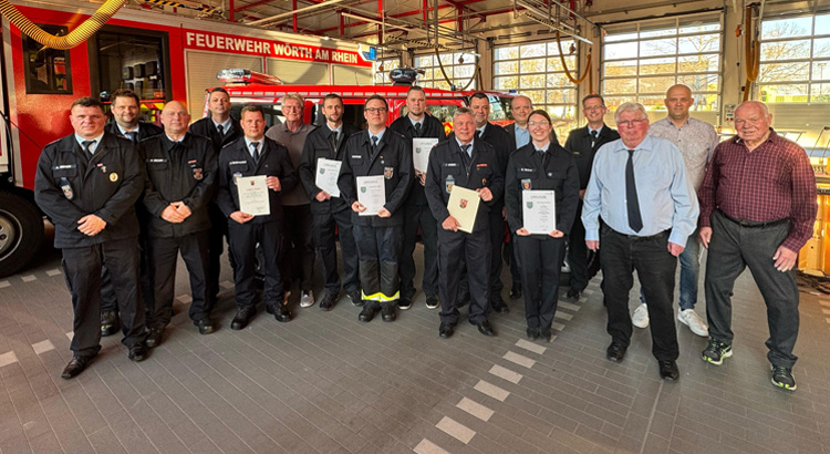 Ehrungsabend der Feuerwehr Wörth am Rhein